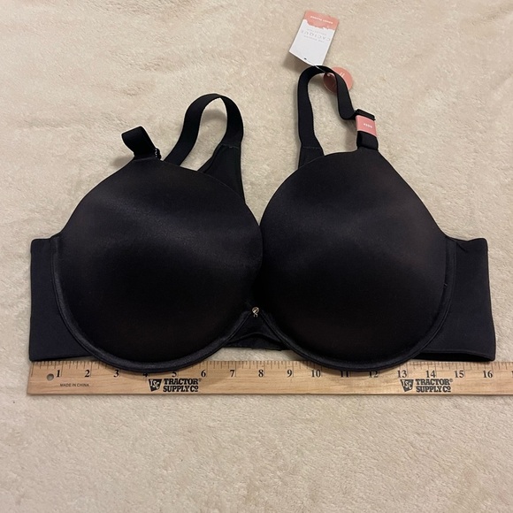 Cacique nwt modern boost plunge black bra - Picture 3 of 10